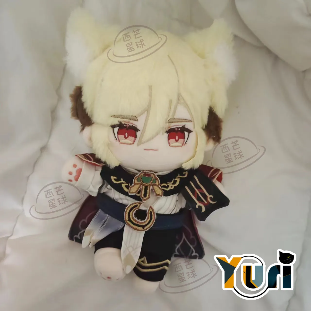 

In Stock Game Genshin Impact Kaveh 20cm Plush Doll Change Clothes Outfit Toy Cosplay Fan Gift C XM