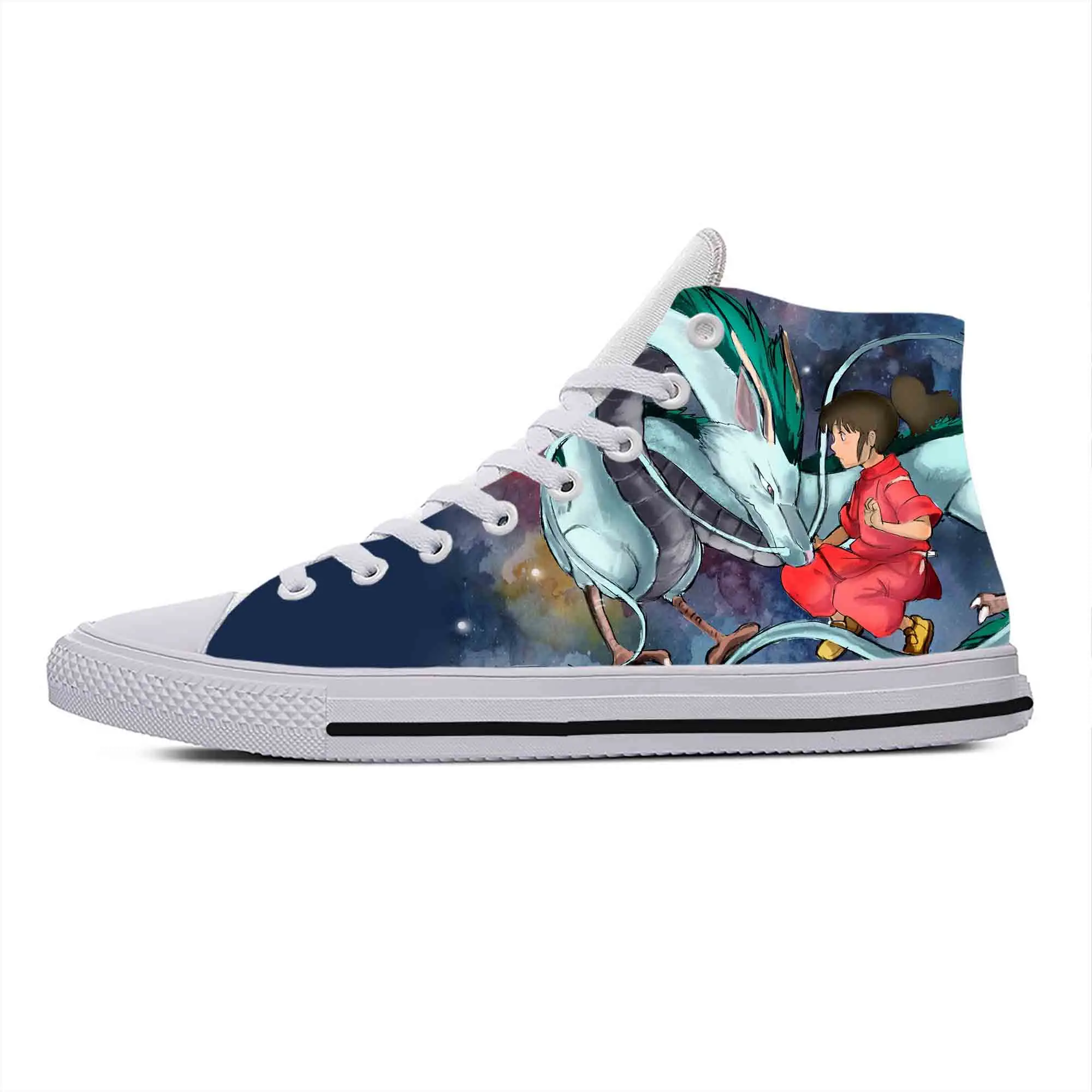 

Кроссовки мужские/женские из ткани с высоким верхом и 3D-принтом