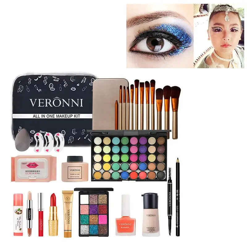 

Makeup Kit All-in-one Makeup Gift Set Professional Makeup Sets Cosmetics Kit Include Brushes Foundation And Concealer Eyeshadow