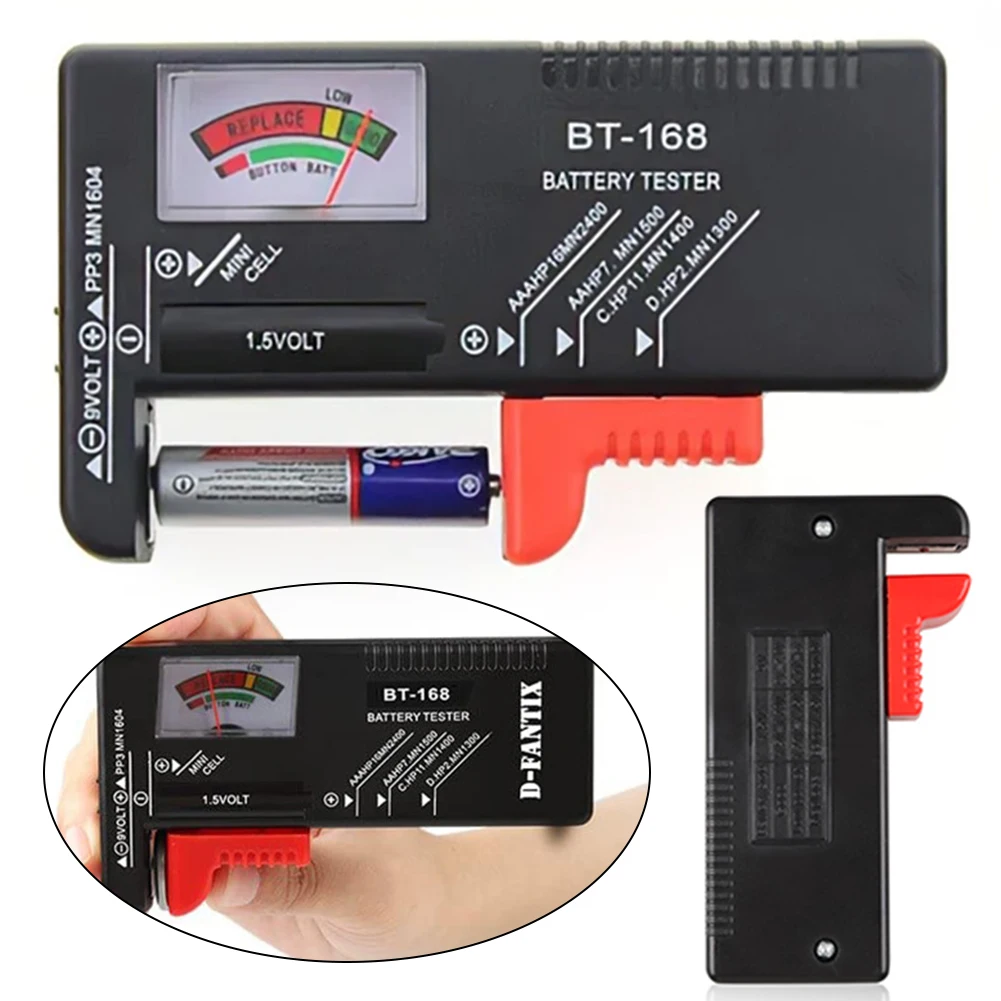 Цифровой Тестер Батарей Анализаторы Напряжения AA AAA C D 9 В 1 5 Таблеточные