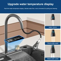 Кухонная раковина «Водопад» с цифровым дисплеем#3