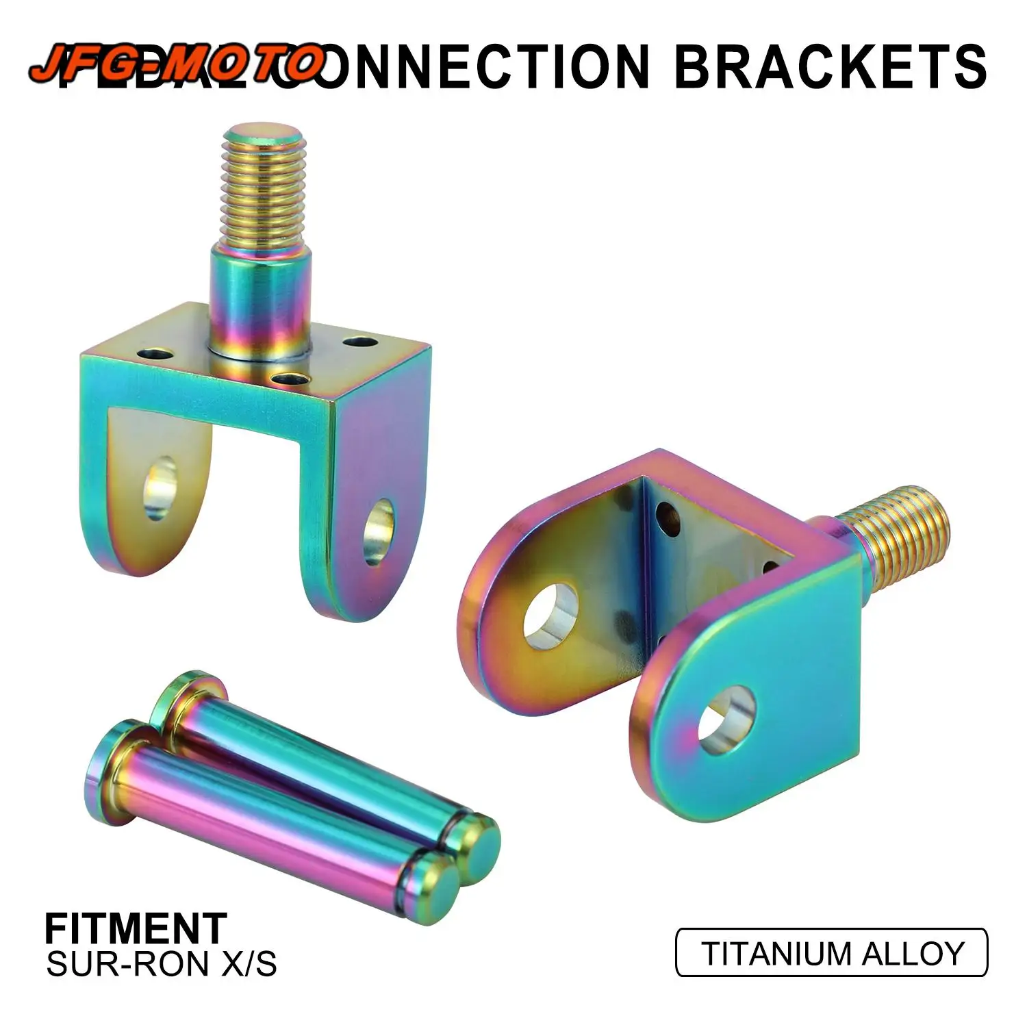 Funparts подножки поддерживает кронштейн для подключения педали мотоцикла Surron Sur-Ron