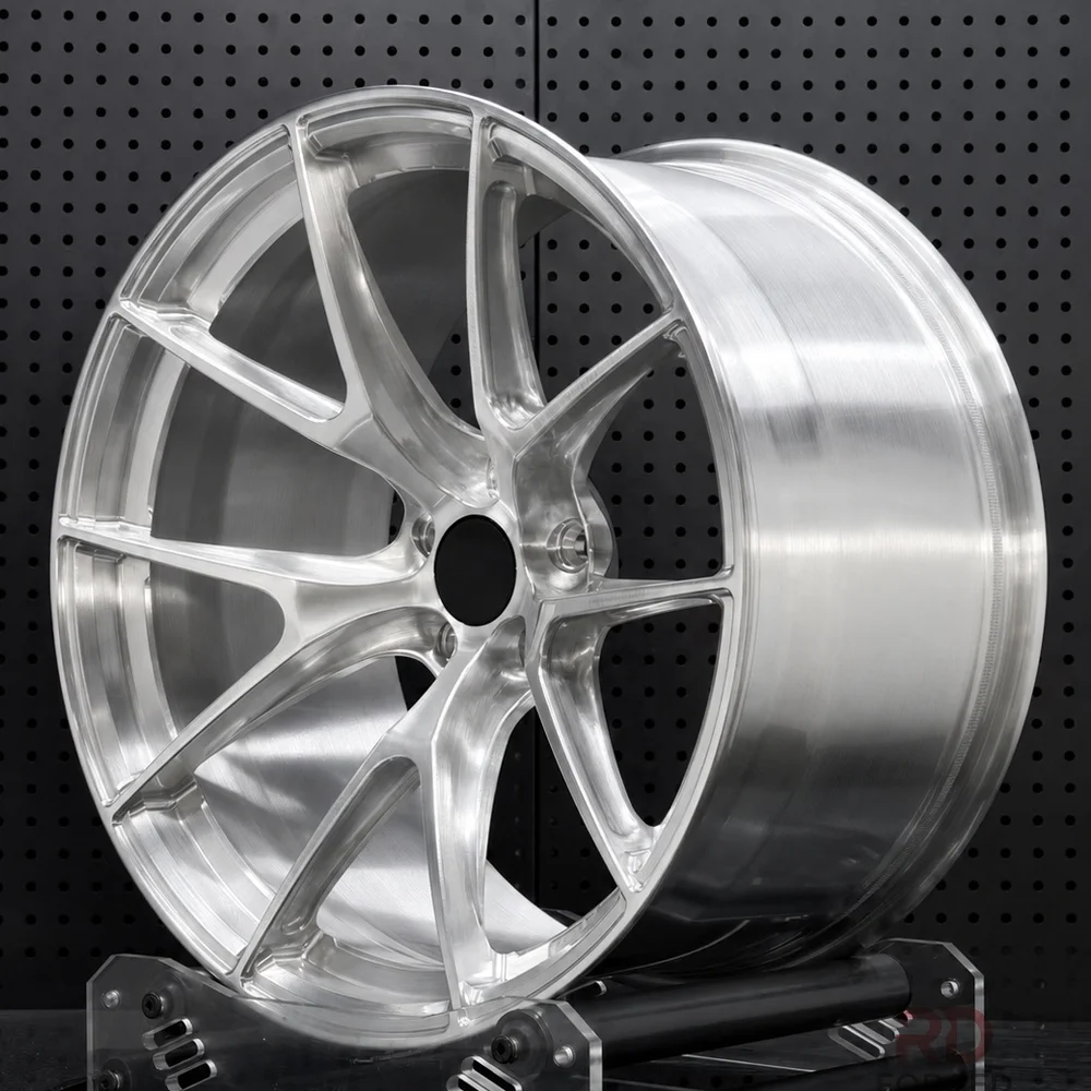 Кованые диски Forged Vs-5rs Brushed Clear 17, 18, 19 дюймов, 5x120, 5x114.3, 5x112 из легкого сплава для BMW F30, Alfa Romeo, Tesla, Subaru. (art.: 3920dd19dd375) - 3920dd19dd375