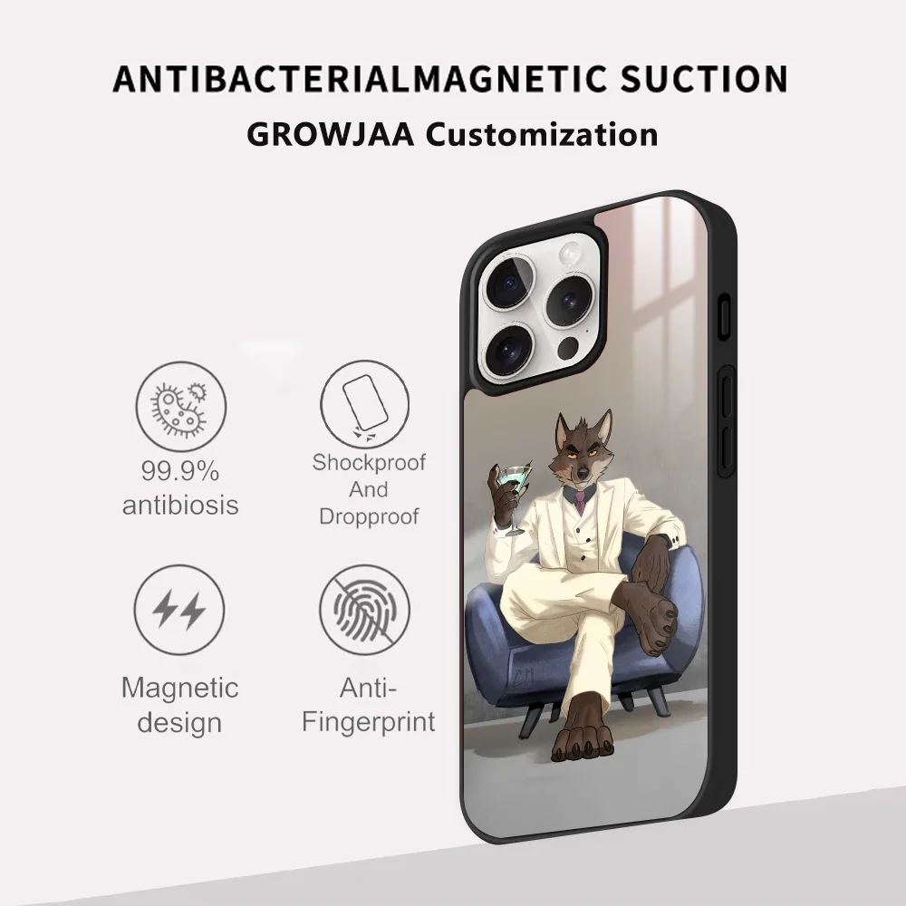 Чехол для телефона B-Bad G-Guys Moive iPhone 16 15 14 13 12 11 Pro Max Plus Mini Magsafe Mirror беспроводной