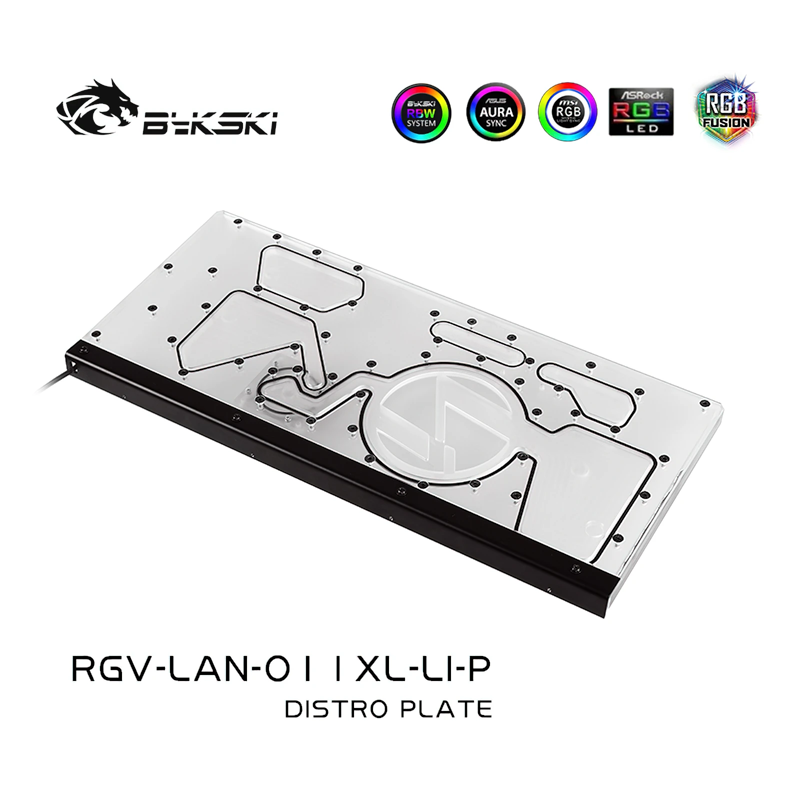Bykski Distro Plate Reservior for Lianli PC-O11 Dynamic Chassis RGV-LAN-O11XL-LI-P