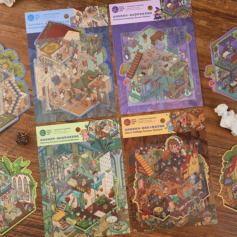 

Миниатюрные наклейки для 3D-ландшафта