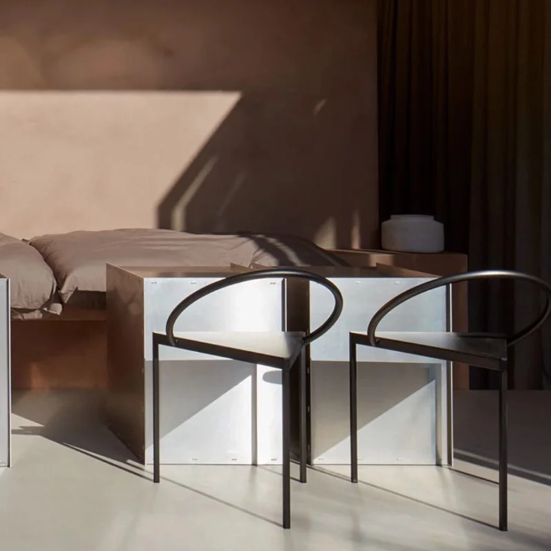 Обеденный стул в скандинавском стиле современные минималистичные стулья для