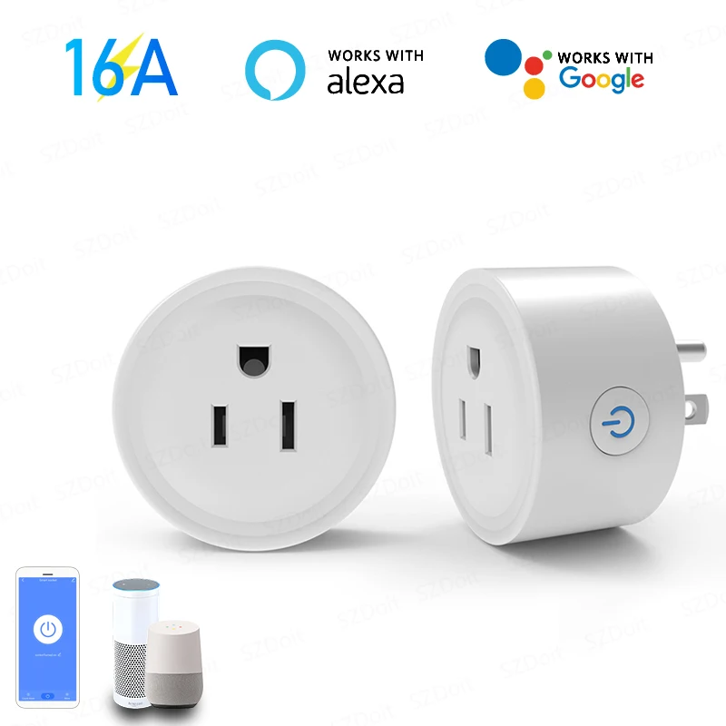 Умная розетка с Wi-Fi и таймером 16 А