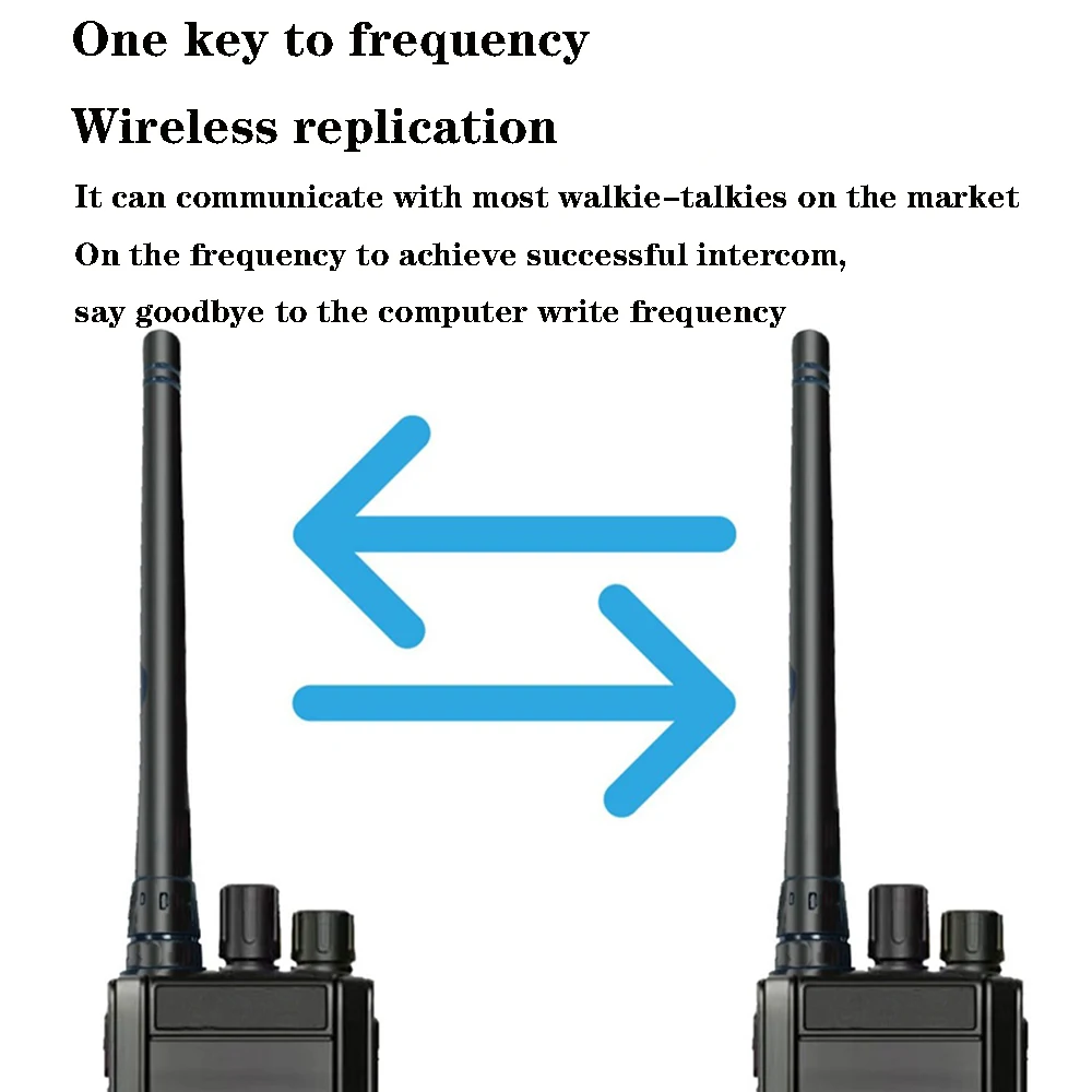 One key manual frequency matching code remote high power outdoor model civil walkie-talkie mini wireless hand station site enlarge