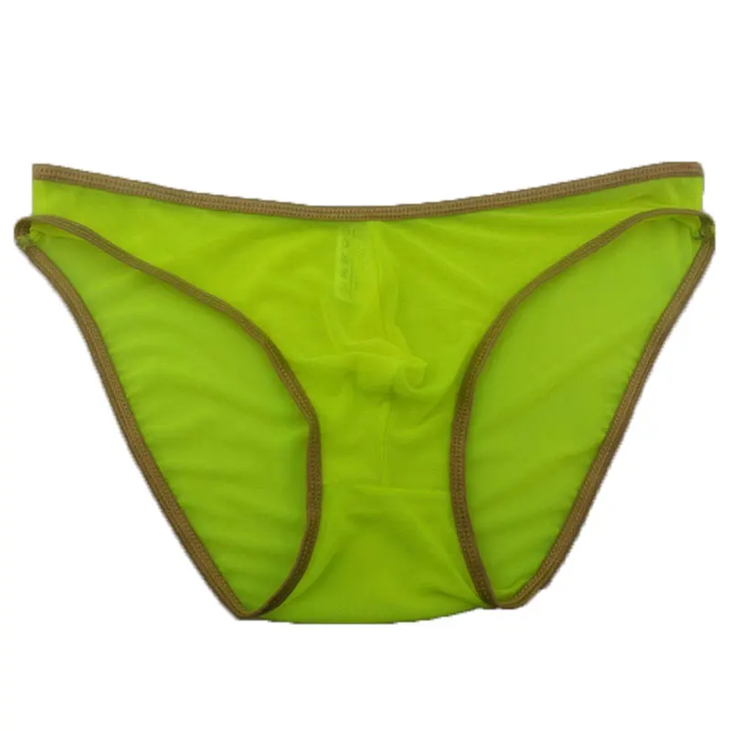 Underpants Slips Homme Erotic Panties Sexy Men G-string Transparent Briefs Mesh Underwear Breathable Male Panties Perspective