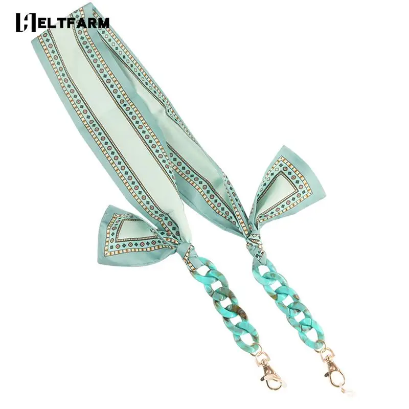 

Fashion Nylon Rope Print Women Glasses Chain Acrylic Female Eyewear Lanyard Ladies Neck Strap Eyeglasses Accessories 2022 New