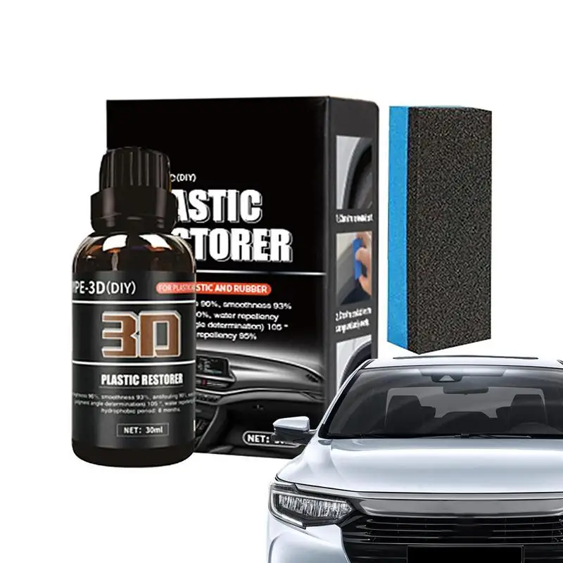 

Trim Restorer Automotive Car Restore Liquid UV Blocking Protective Finish For Car & Truck Polish Car Detailing Refreshing Agent