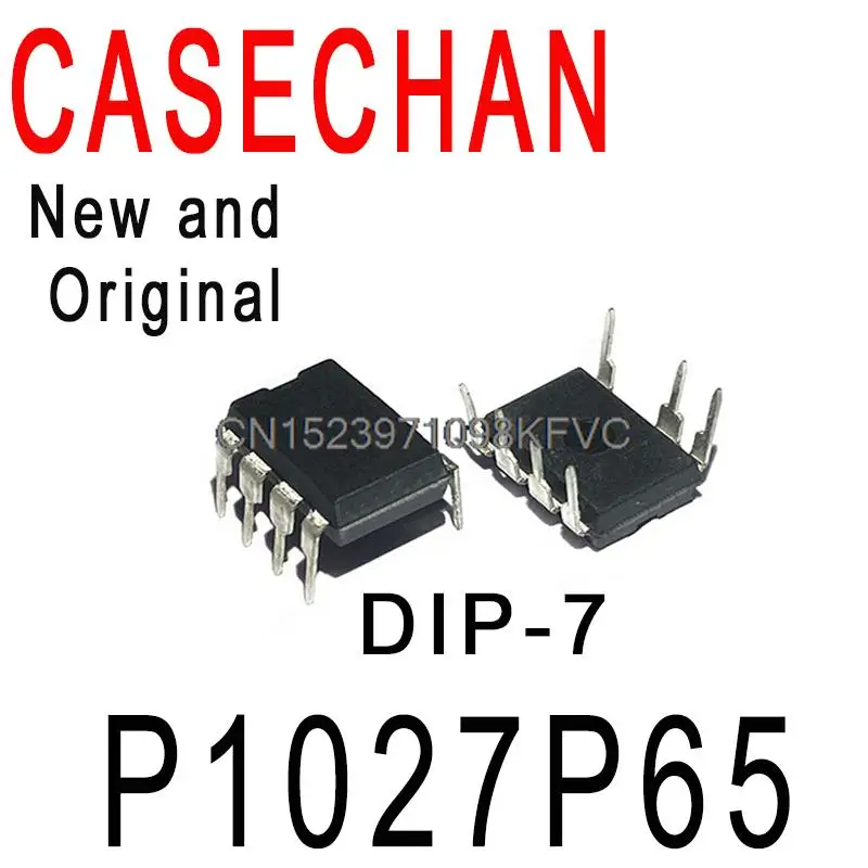 5 шт., новый и оригинальный чип управления питанием NCP1027P65 NCP1027P65G DIP-7 LCD