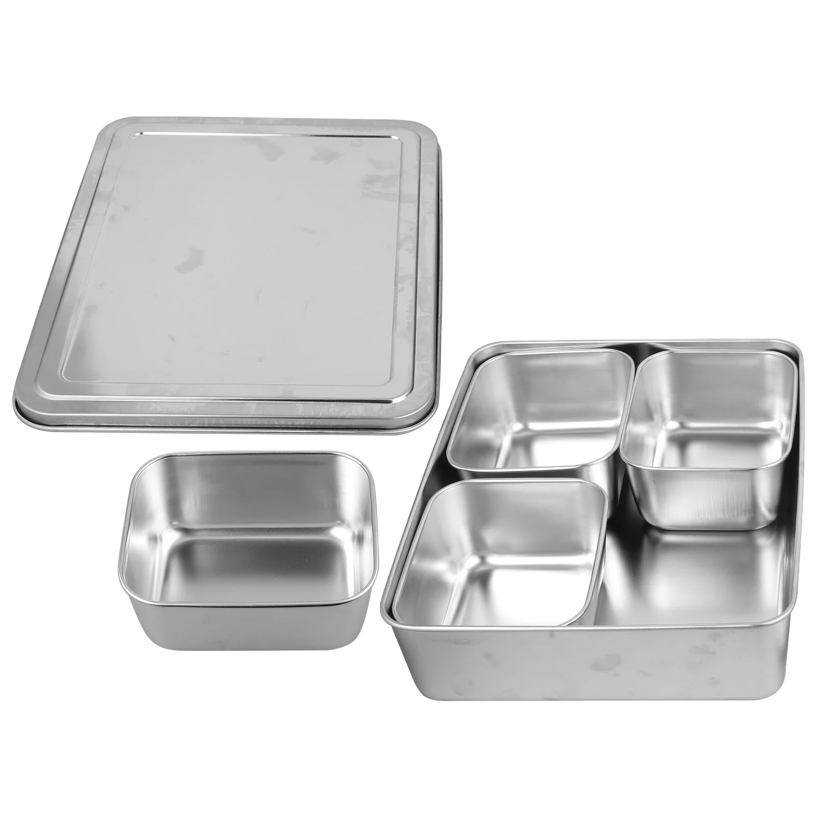 

Dining Table Dry Fruit Container Bar Condiment Tray Lid Dried Case Trays Parties