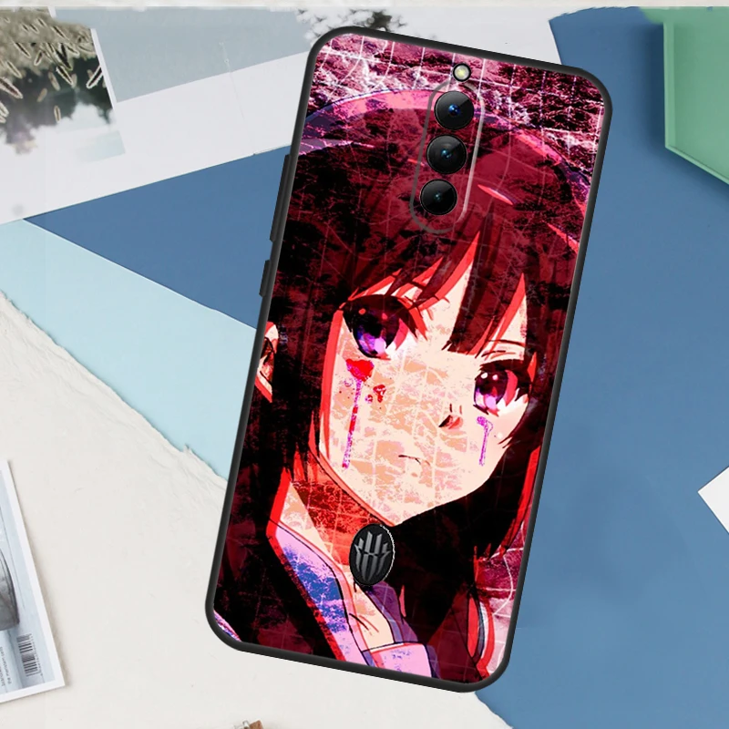 Грустный аниме-эстетический чехол Senpai для ZTE Nubia Red Magic 10 Air 5G 6R 6 7 6S 7S Pro RedMagic 10 9 8 8S 9S Pro Plus Cover (art.: 3920d083288ad) - 3920d083288ad