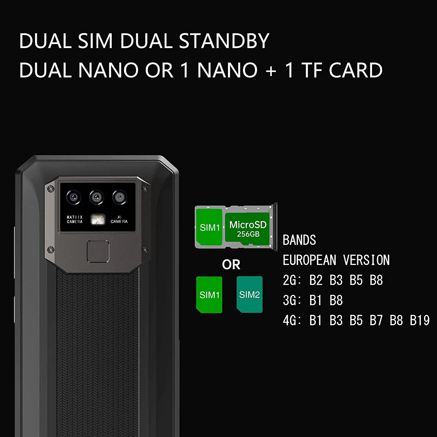 Oukitel Mobile Phone 8g Ram 128g Rom 6.52