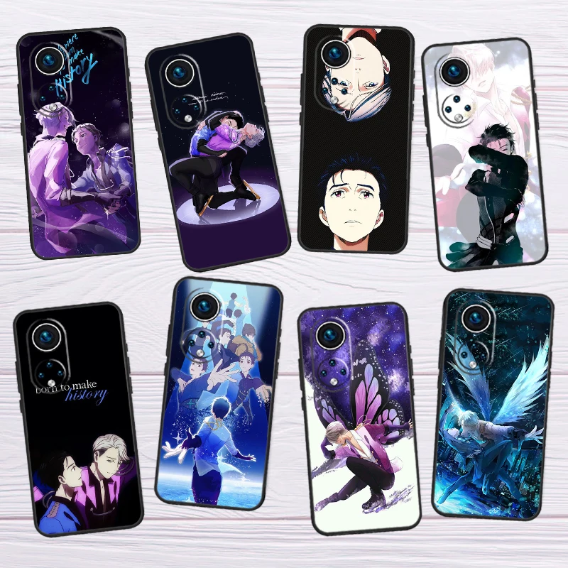 Чехол Yuri on Ice для Honor X8 X7 X9 a 50 70 90 Magic5 Lite Huawei P60 P40 P20 P30 Pro P Smart Nova 9 5T