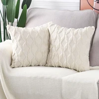 cushion cover plush pillow cover for sofa living room grometric housse de coussin 4545 decorative pillows nordic home decor