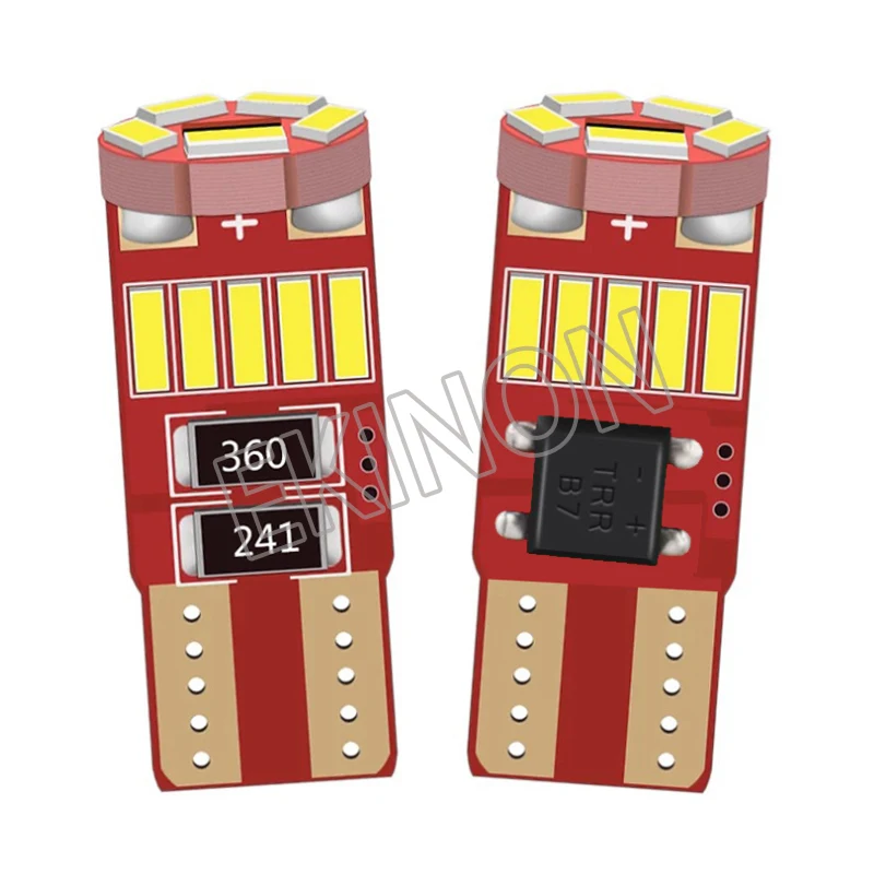 100 шт. светодиодный Автомобильные светодиодные лампы для салона автомобиля 12 В