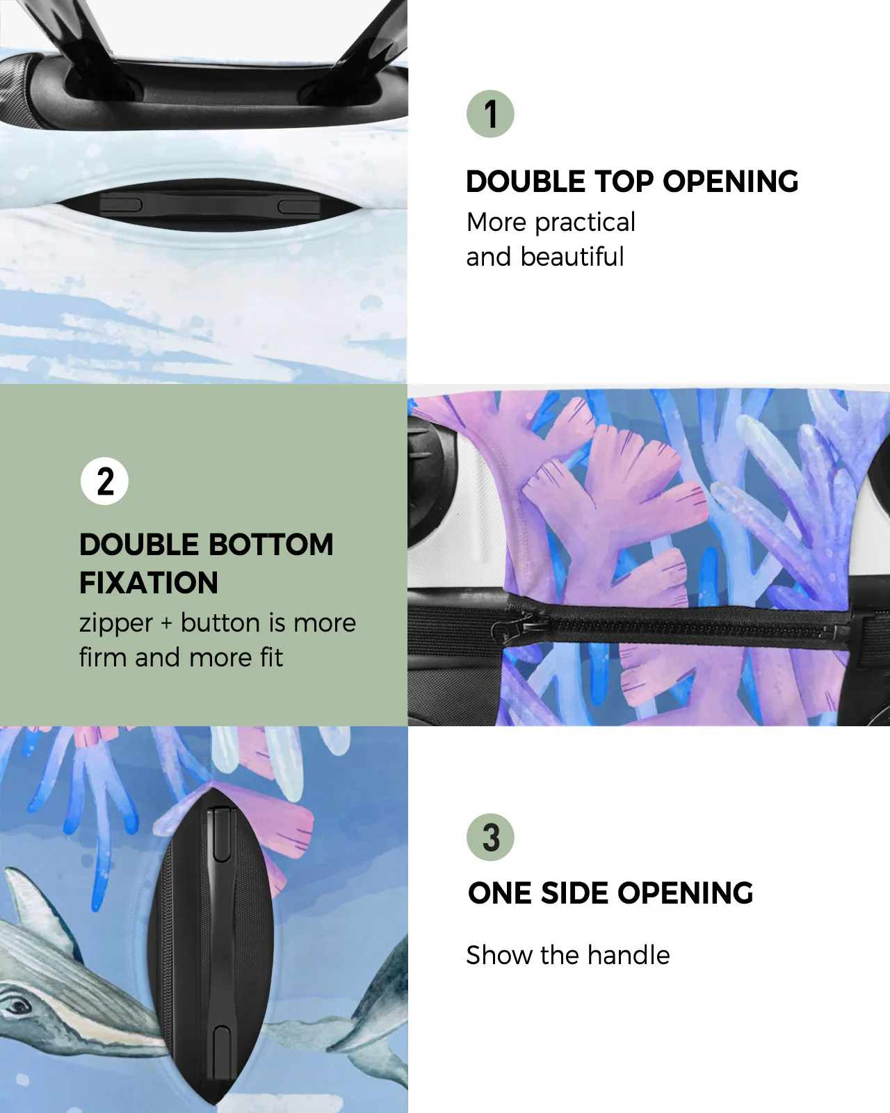 Защитный чехол для чемодана Эластичный багажа