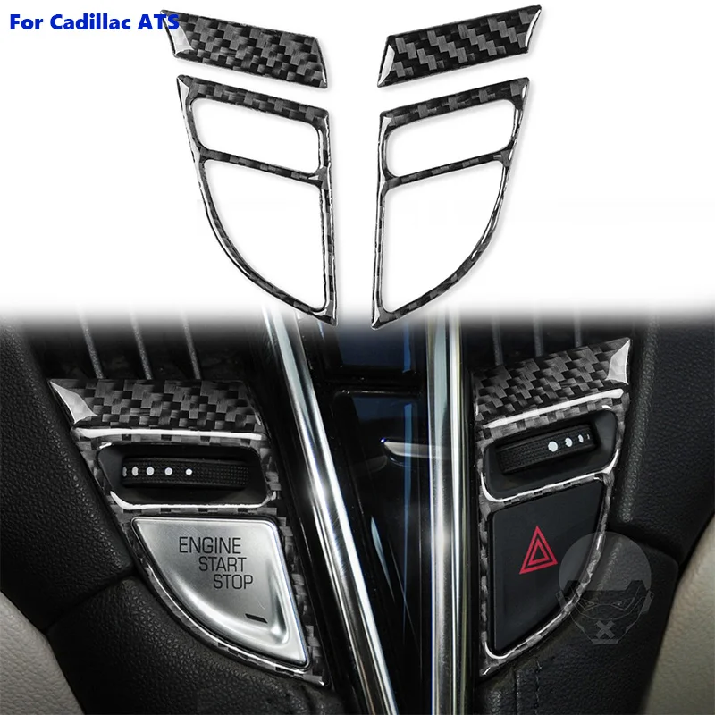 

Центральная ручка воздуховыпускного отверстия из углеродного волокна для Cadillac ATS 2013-2019