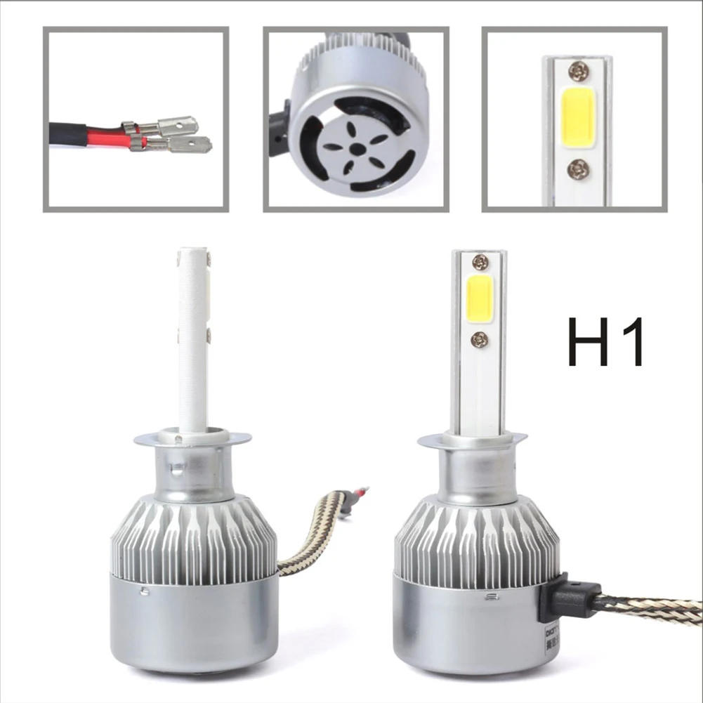 

Shakeproof Car Headlights Headlight Bulbs 2pcs WHITE 36W 6500K 9-32V 9005 9006 Aviation Aluminum 7 H11 Neutral