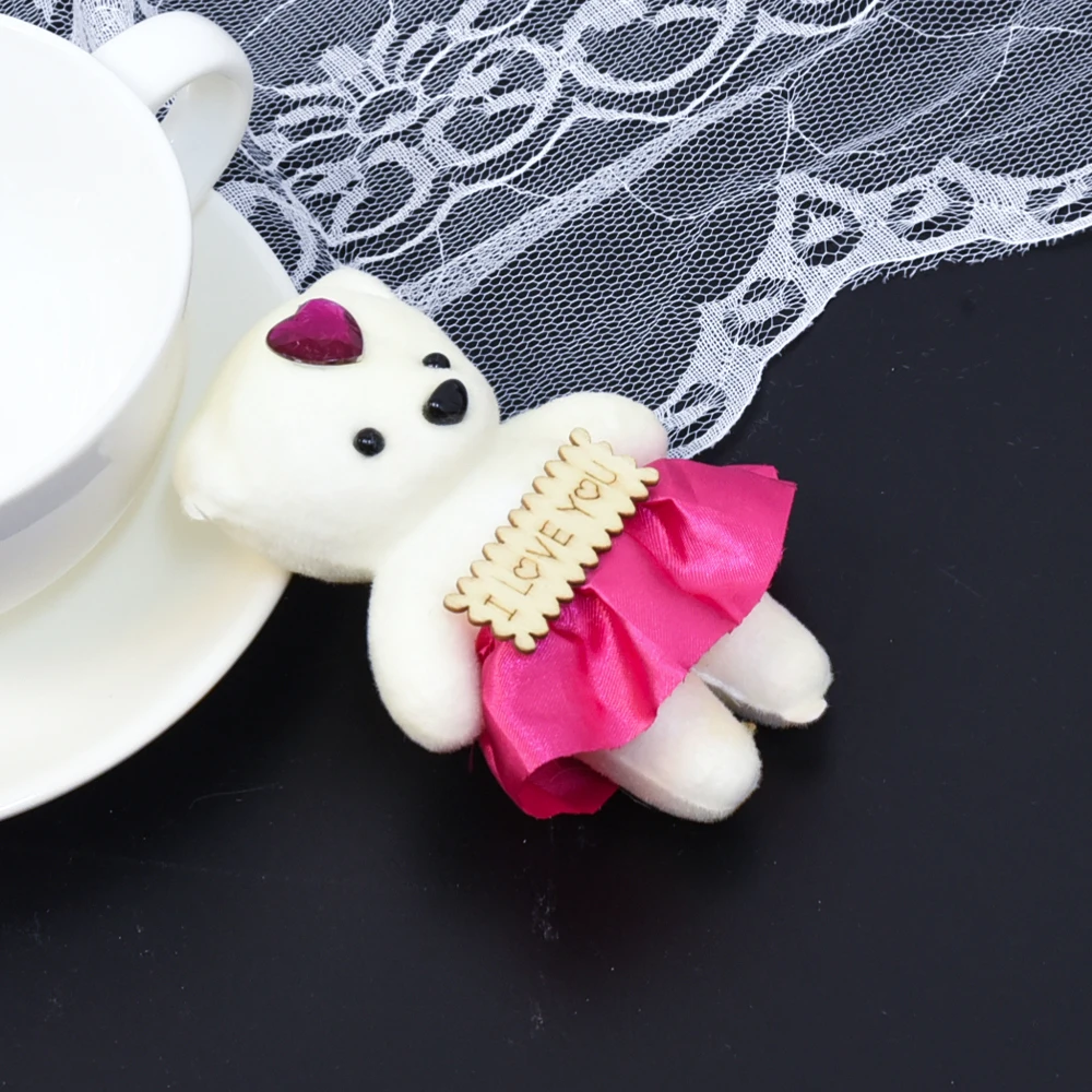 Набор из 12 цветов мыло роза с медведем кукла для женщин розы ванночка День