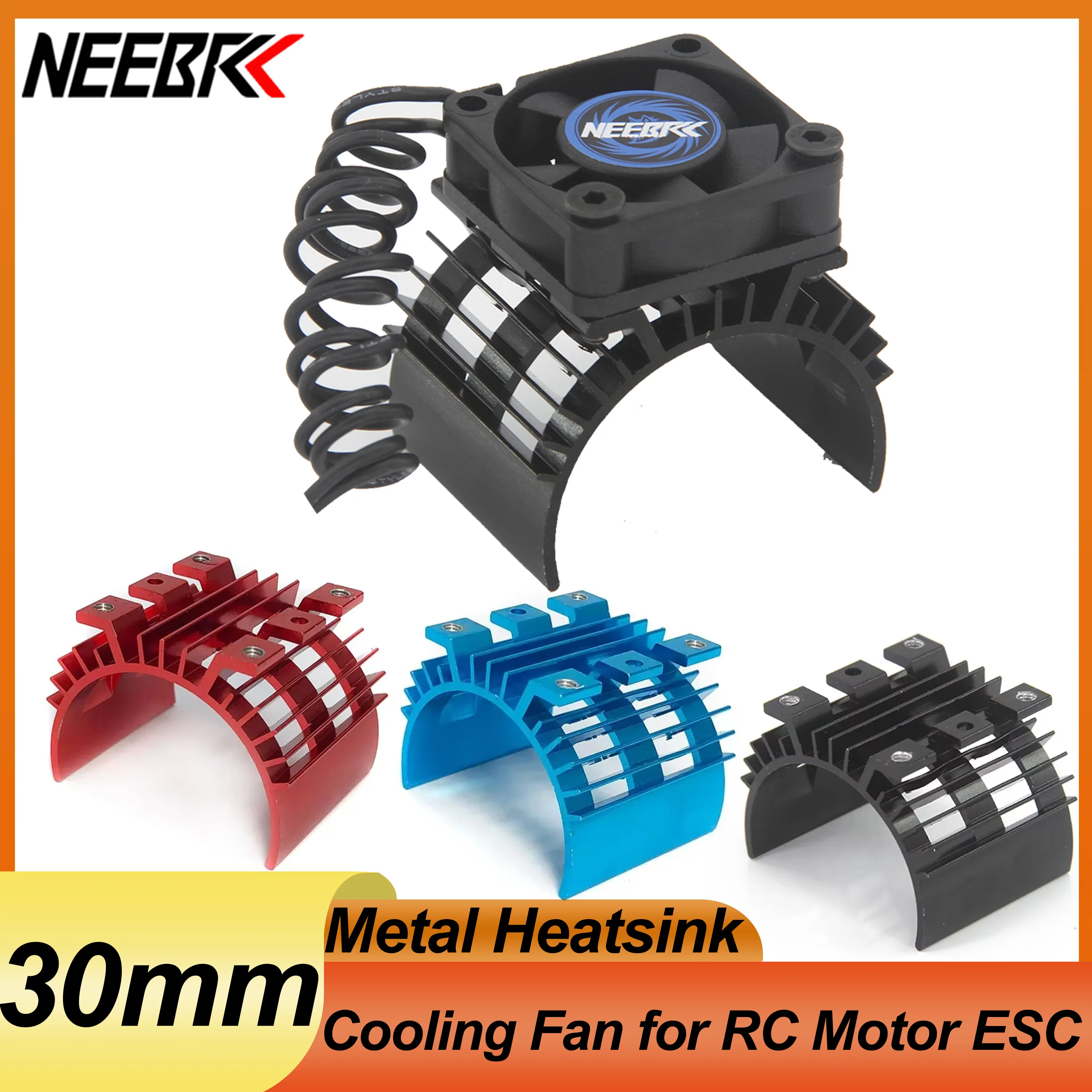 NEEBRC 30 мм охлаждающий вентилятор JST Plug 5 В-12 В постоянного тока 25000 об/мин с высоким