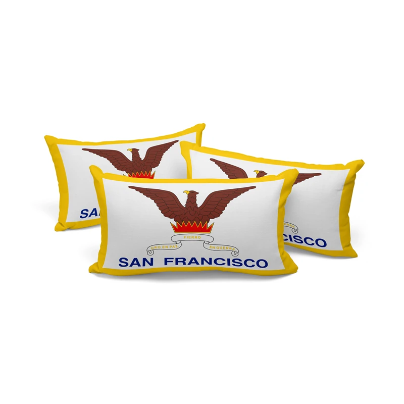 Gaslight Gatekeep GirlbossKiss Сан-Франциско Калифорния Прямоугольные наволочки Чехлы для