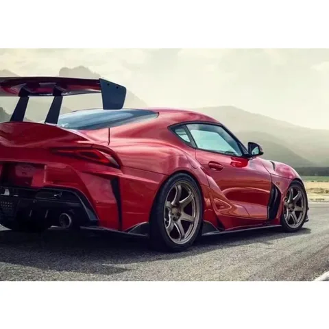 Для Toyota Supra GR A90 A91 хвостовые плавники из углеродного волокна, задний спойлер багажника, направляющее крыло, заднее крыло, автомобильные аксессуары