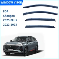 car accessories for changan cs75 plus 2022 2023 window visor rain guard windows rain cover deflector awning shield vent shade