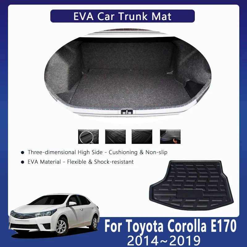 Автомобильный коврик в багажник из ЭВА для Toyota Corolla Altis E170 2014 ~ 2019