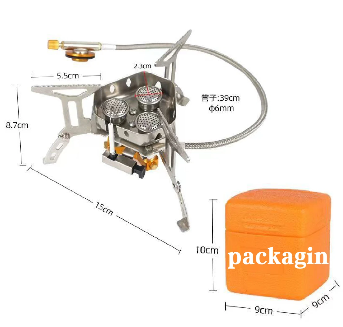Портативная горелка для приготовления пищи пешего туризма пикника газовая плита