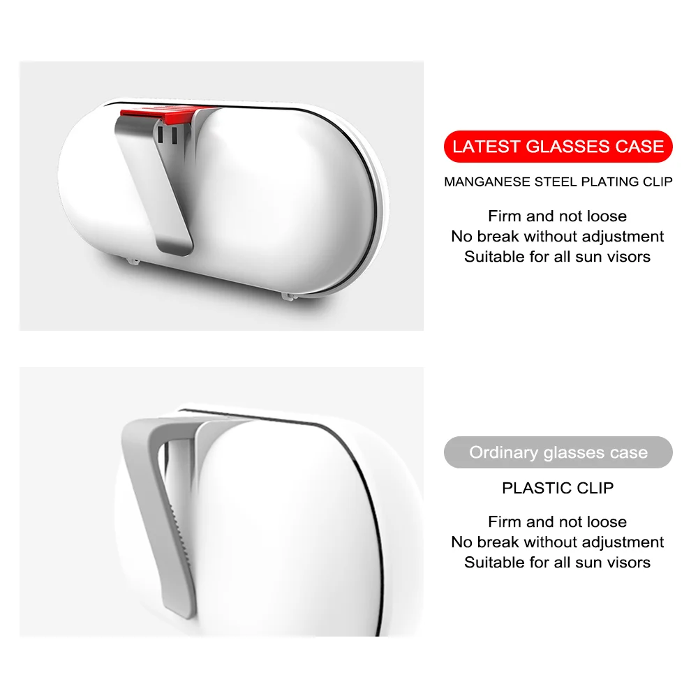 Автомобильная Пряжка для солнцезащитного козырька органайзер очков коробка