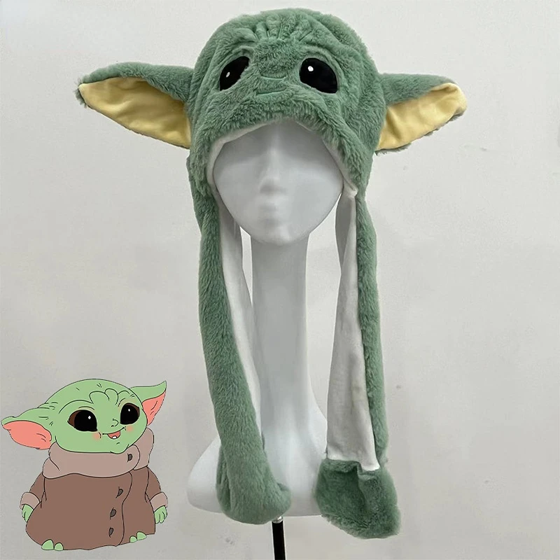 

Детская шапка «Звездные войны» Disney, милая комиксная Косплей йода, мультяшный персонаж, головной убор, детская игрушка, модный подарок