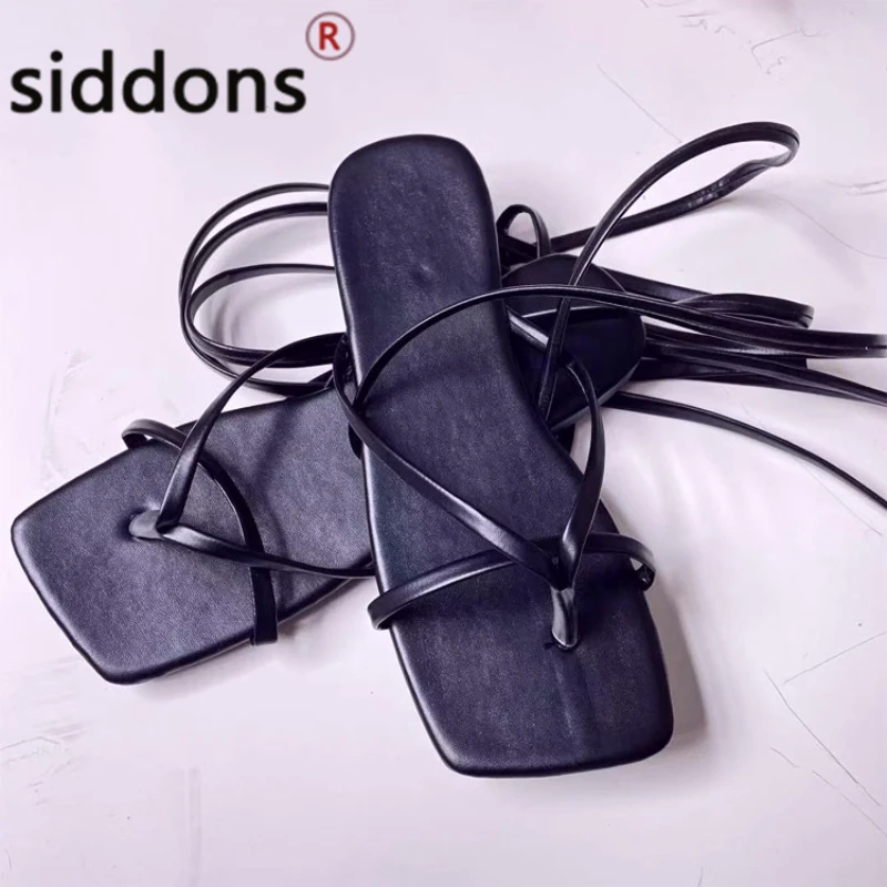 

Hot design women summer beach fashion sexy flat casual cross tie open toe style narrow strap shoes Roman sandals