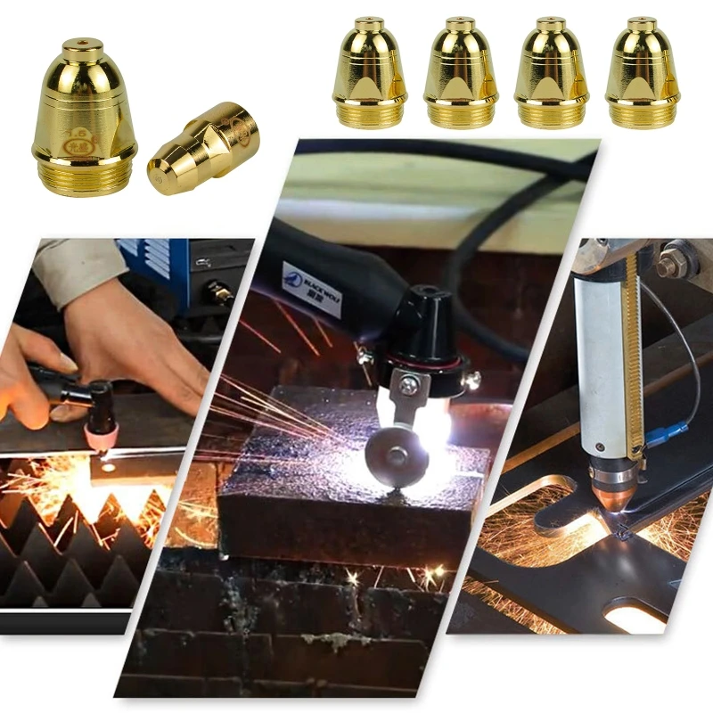 

2Pcs 40A 60A-80A 100A-P80 CNC-Plasma Cutting Consumables Torch Electrode Tip Nozzle Kit Machine Accessories 1.1/1.3/1.5/1.7mm