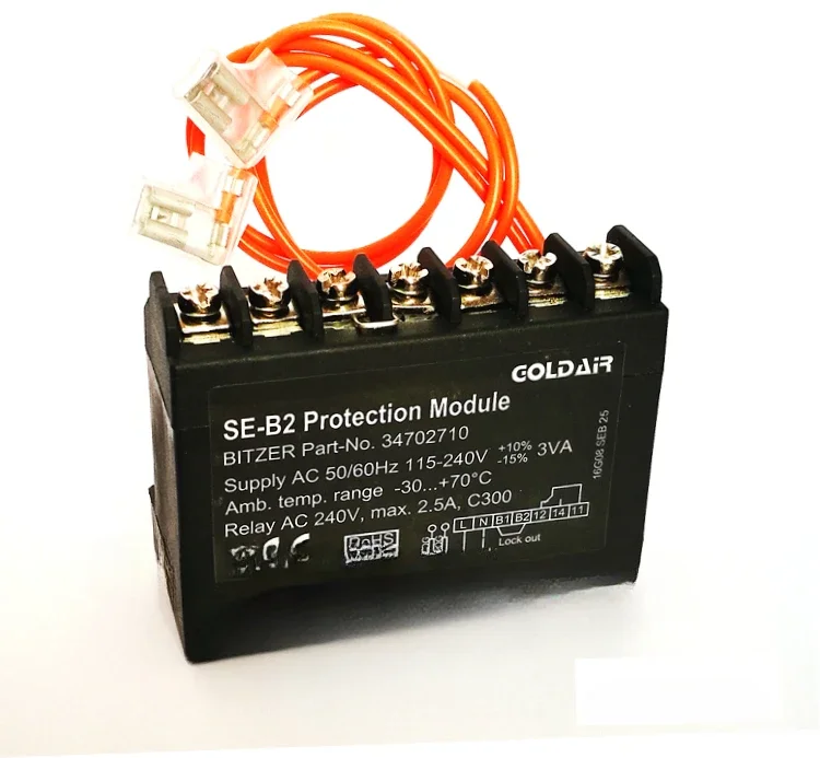 Модуль защиты компрессора Bizel BITZER SE-B2 24 В/110 В-230 В контроля температуры PTC