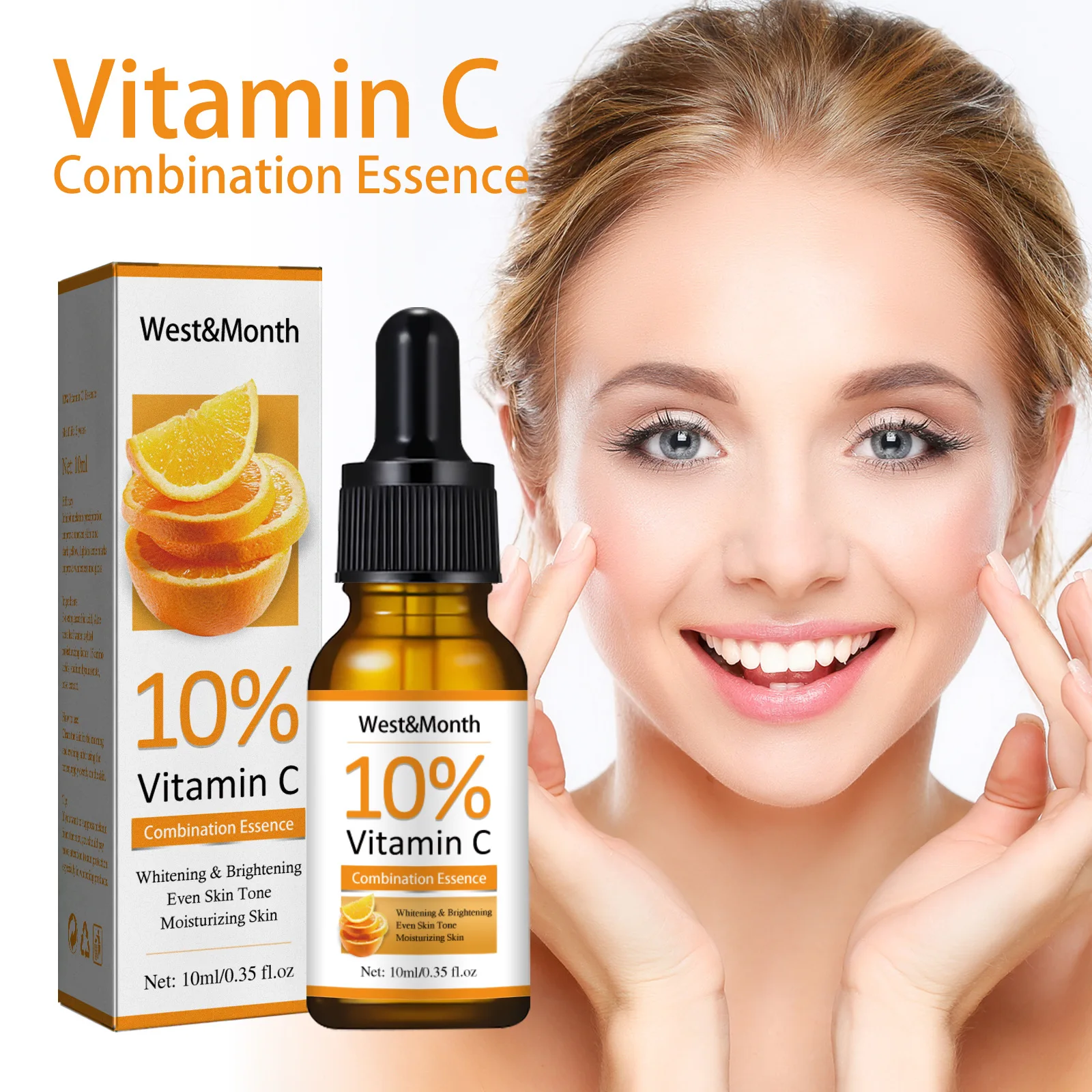Vitamin C Serum for Face Whitening Facial Serum Hyaluronic Acid Dark Spot Remover Korean Skin Care Products Skincare