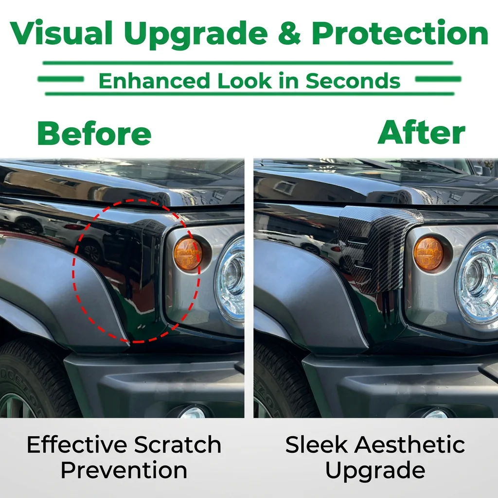Фото Для Suzuki Jimny JB74: Накладка на угол боковой двери (крышки багажника) JB64 2019-2025 №4