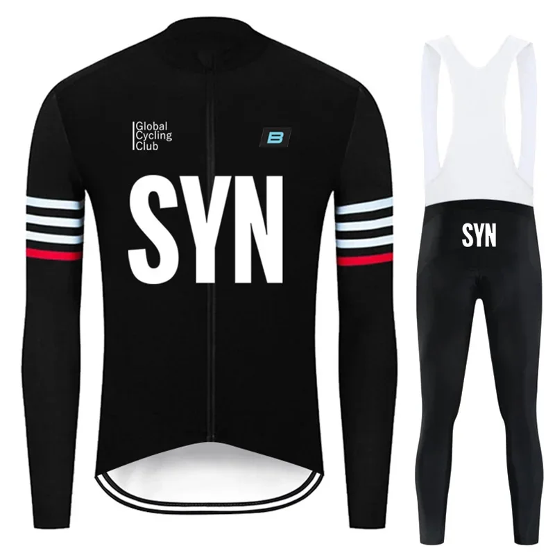 Осенний комплект трикотажа для велоспорта SYN Team велосипедная MTB Maillot Ropa Ciclismo