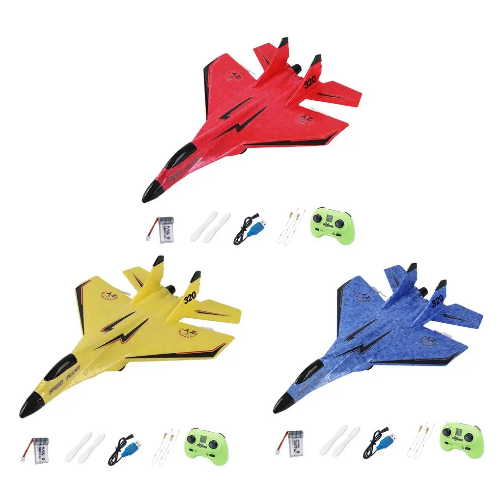 2 Channel EPP RC Aircraft Remote Control RC Glider Plane Smart Balance Fighter Airplane Toy RTF Easy to Control