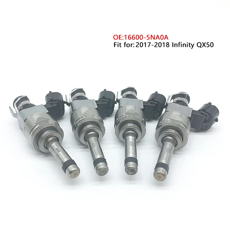 

4PCS 16600-5NA0A Fuel Injector Nozzle for Infiniti QX50 2018+ 166005NA0A Injector Car Engine Parts