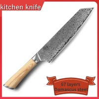 cutting knife 8inch damascus knife kitchen knife sharp japanese santoku knife professional cleaver premium slicing utility knife