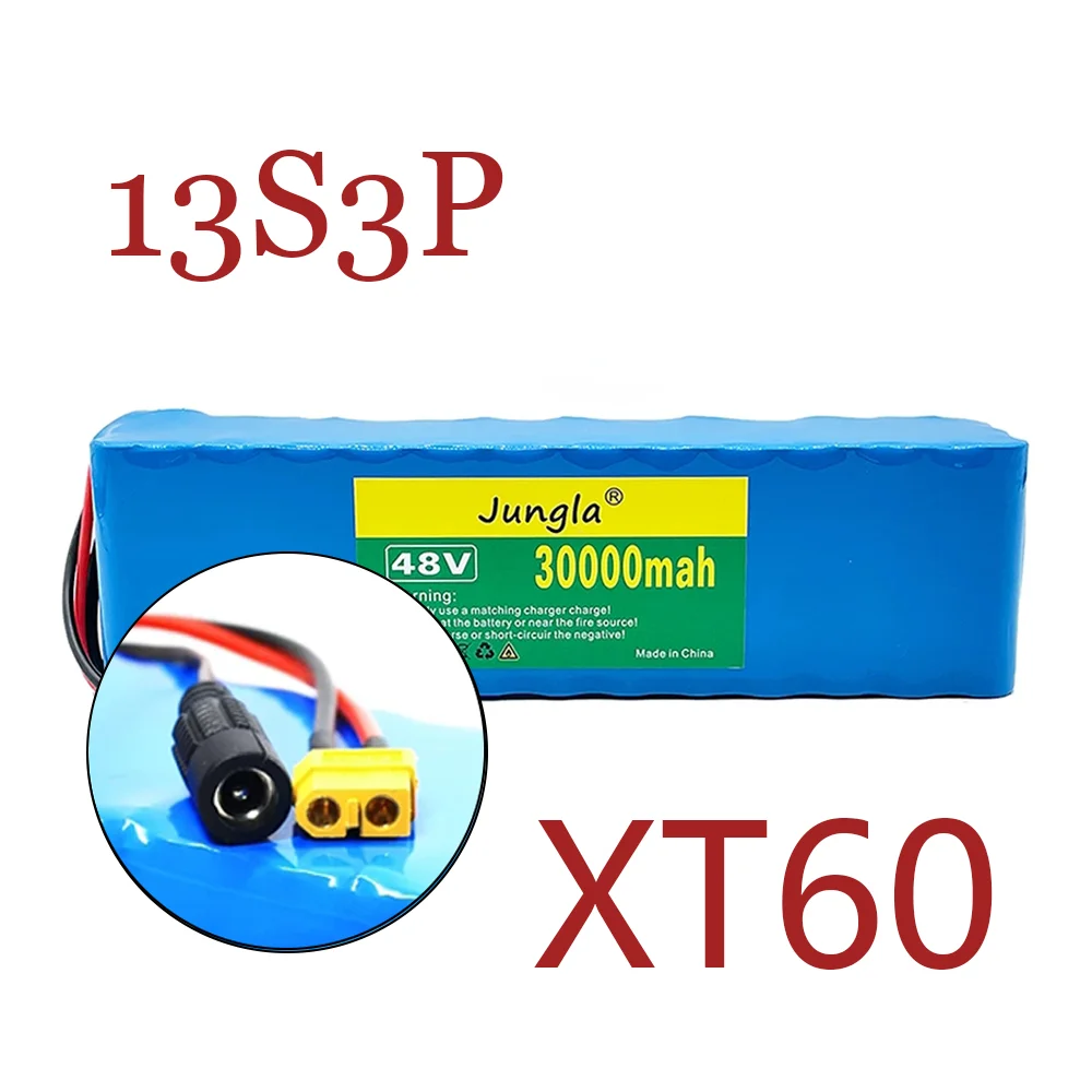 13S3P 48V 30Ah 1000W 62000mAh комплект литий-ионный батарей электрический велосипед скутер с