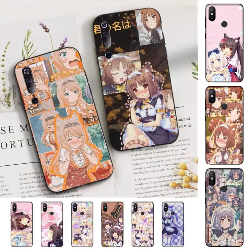 

Nekopara Phone Case For Xiaomi Mi 5X 8 9 10 11 12 lite pro 10T PocoX3pro PocoM3 Note 10 pro lite
