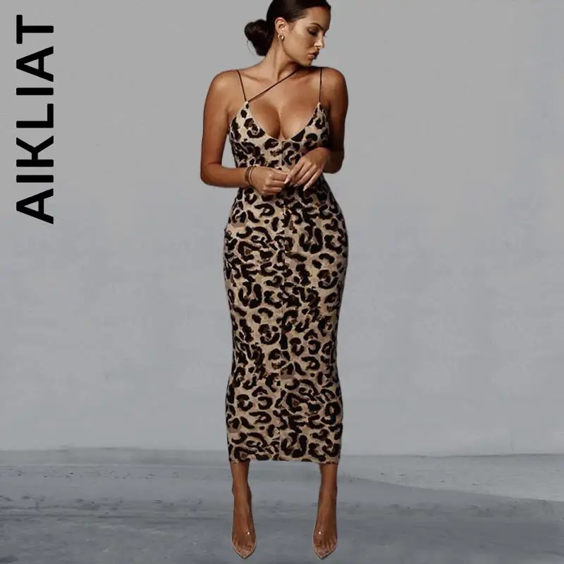 

Aikliat Women New Dress Vintage Long Maxi Dress Party Bodycon Occasion Dresses Harajuku Robe Cheap Stylish Female Clothing