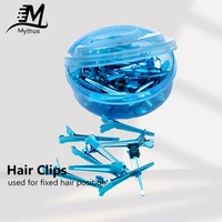 50 piece high quality mini aluminum clip for hair heat resistant metal hairdressing clip for hairstyling hairdresser clips 5 3cm