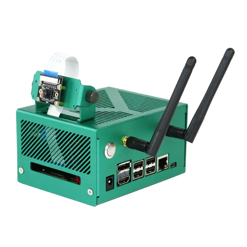 

Чехол из алюминиевого сплава для защиты металлического теплоотвода встроенный охлаждающий вентилятор самостоятельный дизайн для платы ...