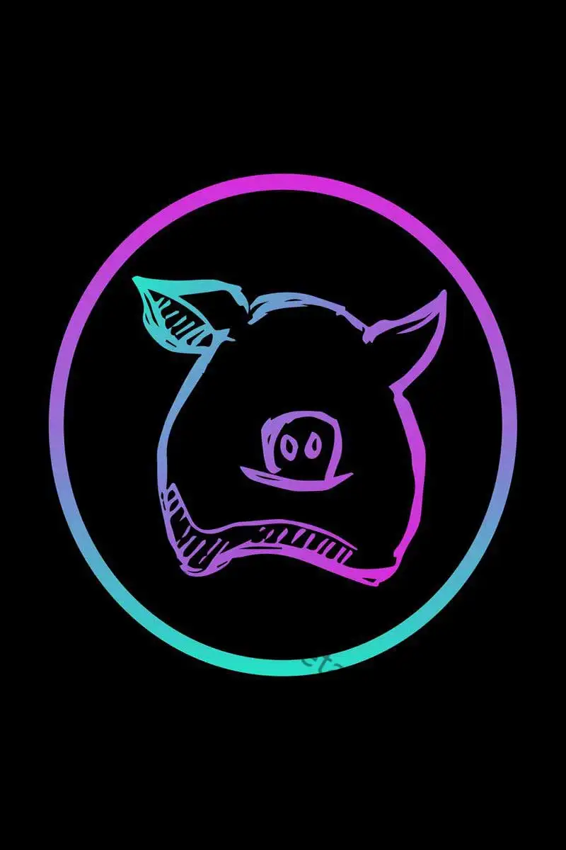 

Неоновая свинья животное 5 Ретро винтажная металлическая вывеска жестяная вывеска оловянные пластины Настенный декор неоновая вывеска для...